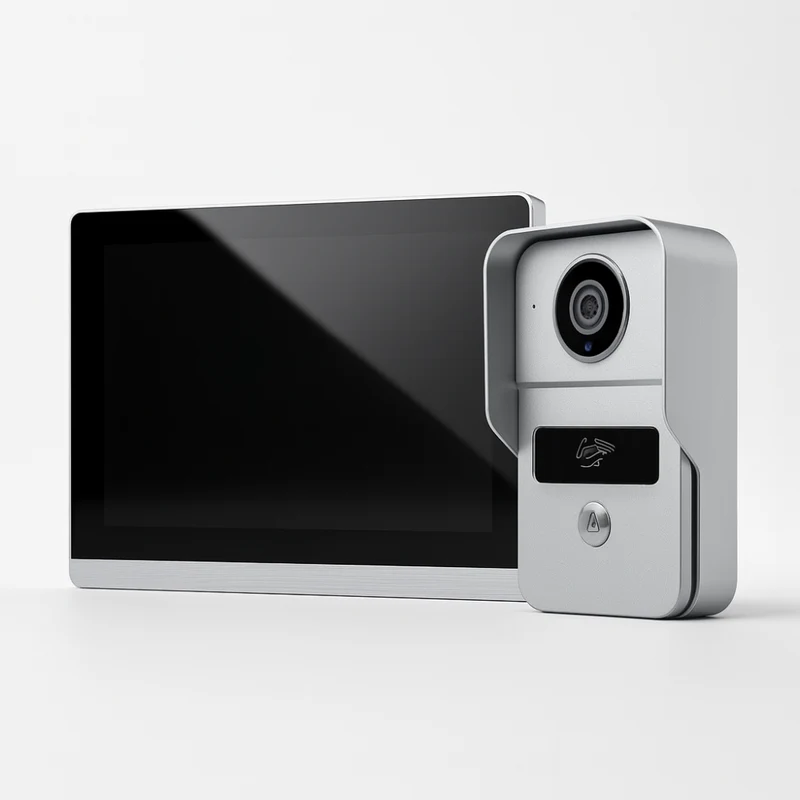 Interphone Vidéo Connectée WiFi Tuya avec Écran Tactile 10 Pouces