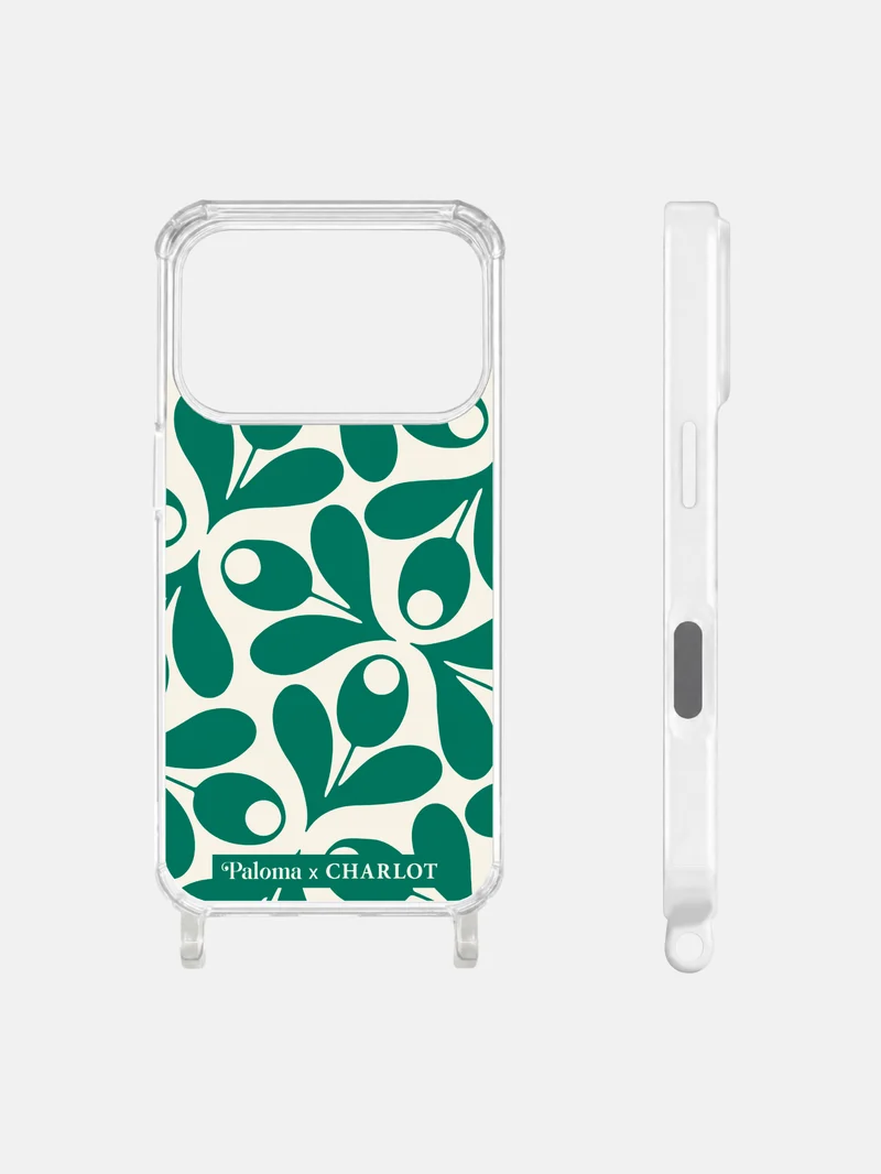 Coque Sintra Vert + Bandoulière Scrunchie Paloma x CHARLOT