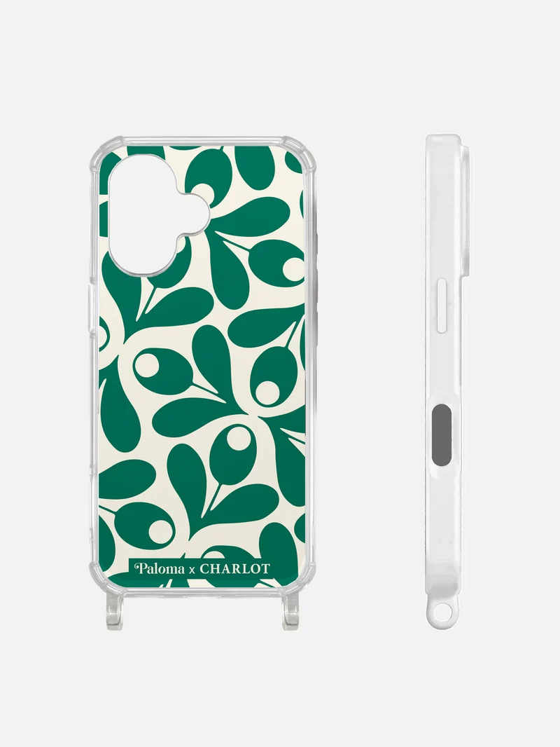 Coque Sintra Vert + Bandoulière Scrunchie Paloma x CHARLOT