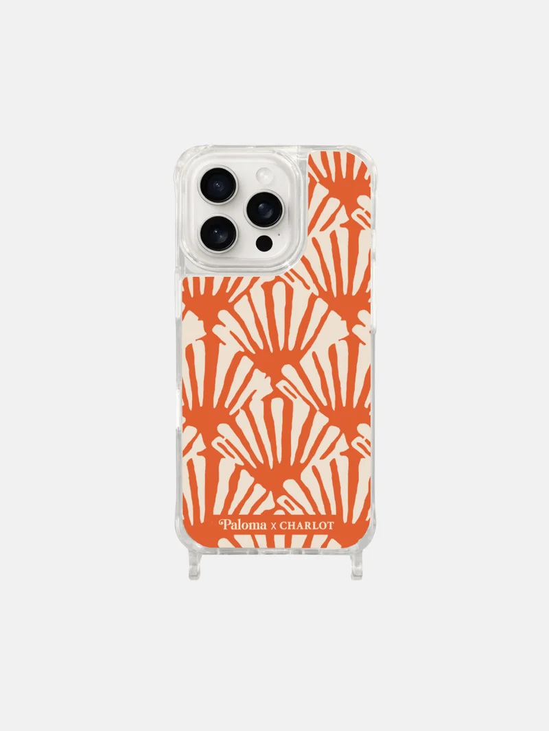 Coque Coquillage + Bandoulière Scrunchie Paloma x CHARLOT