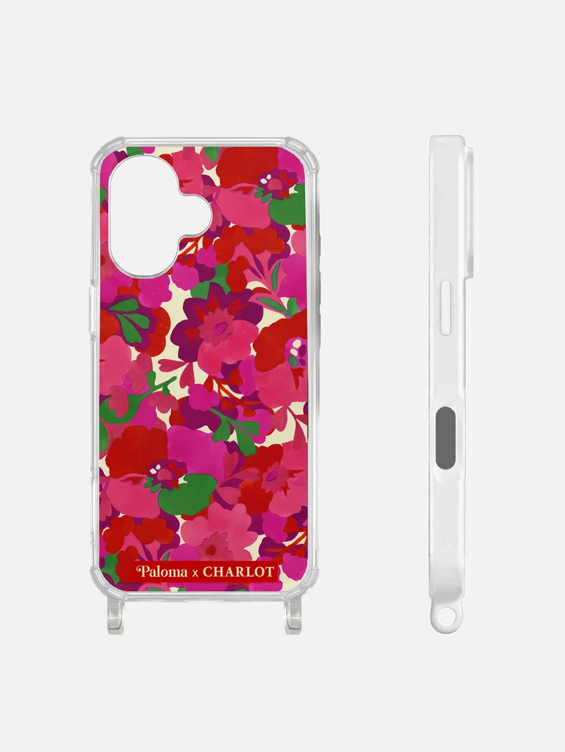 Coque Pop Flower + Bandoulière Scrunchie Paloma x CHARLOT