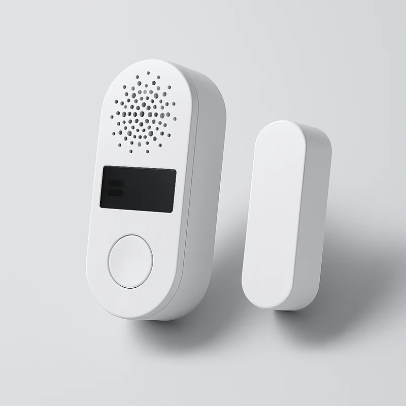 Détecteur d'Ouverture Porte & Fenêtre Connecté WIFI/Zigbee Tuya avec Alarme