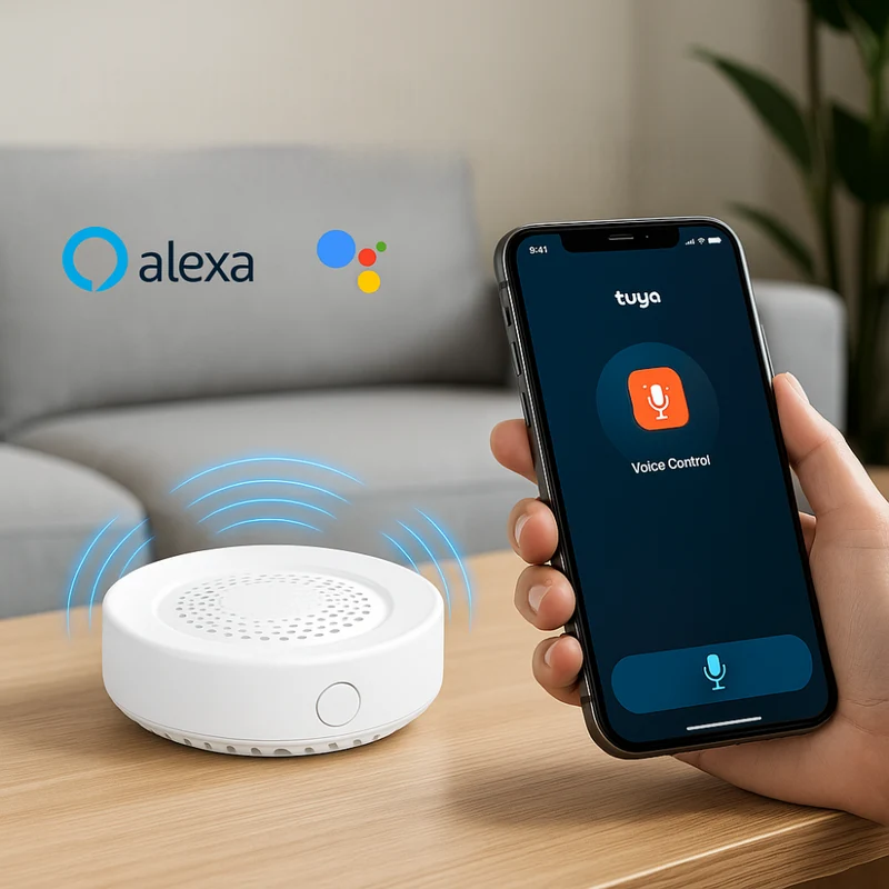 Alarme Intérieure Connectée WiFi/Zigbee – Sirène 100 dB Tuya