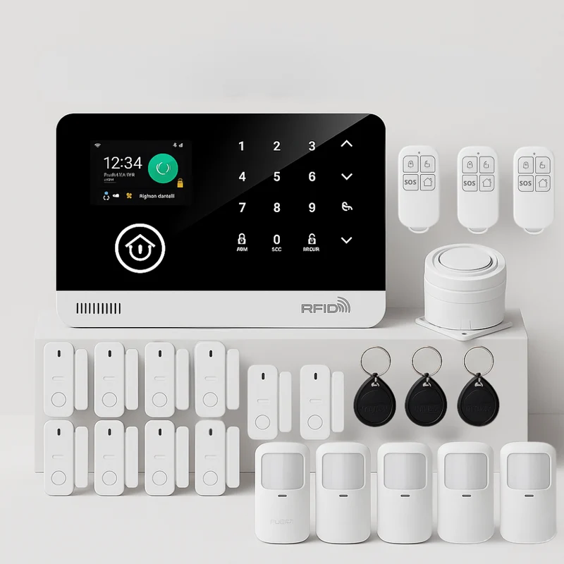 Kit Alarmes Maison Connectée WIFI/GSM - Système Sécurité Tuya