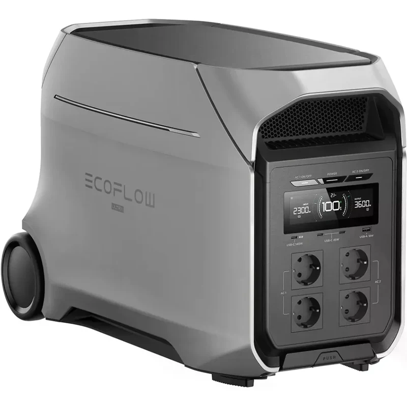 EcoFlow DELTA 3 Ultra Plus - Estação de Energia Portátil 3072Wh, Expansível, WiFi, BT, UPS