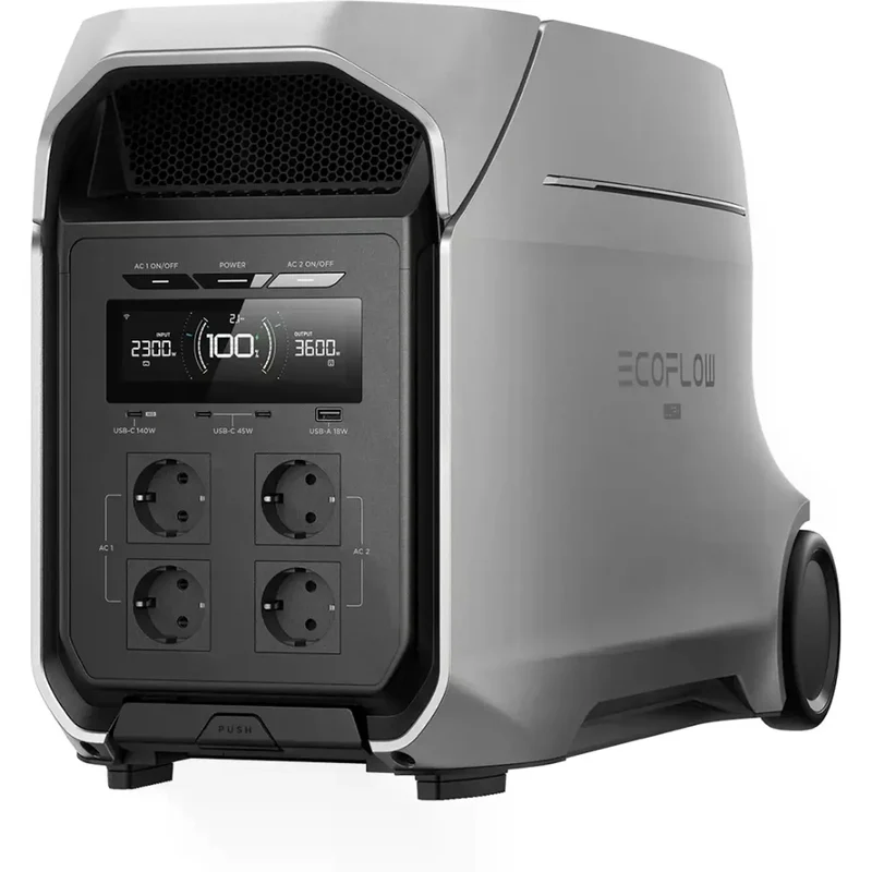 EcoFlow DELTA 3 Ultra Plus - Estação de Energia Portátil 3072Wh, Expansível, WiFi, BT, UPS