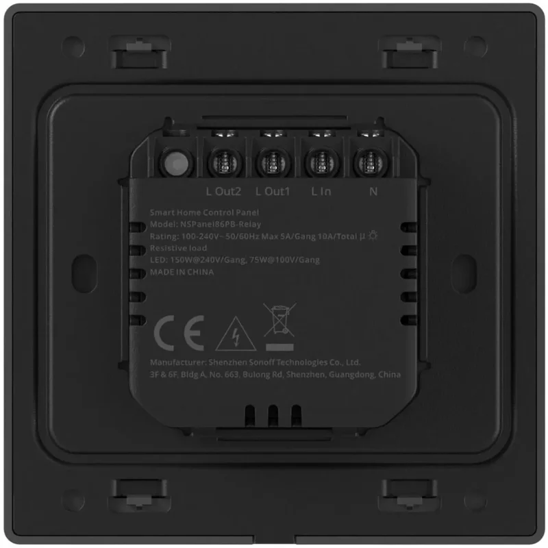Sonoff NSPanel PRO Gen2 Ecrã Multifunções Cinza WiFi Zigbee