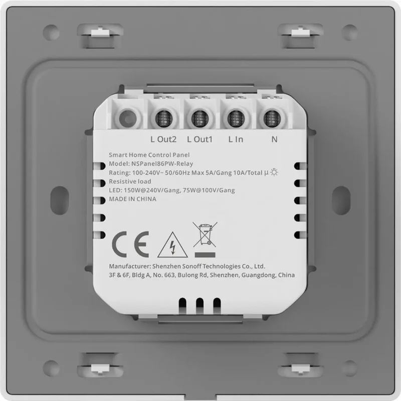 Sonoff NSPanel PRO Gen2 Ecrã Multifunções Branco WiFi Zigbee