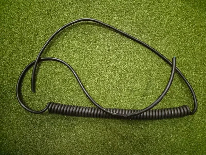 2 Core 4sqmm Black Coiled Power LSZH Cable