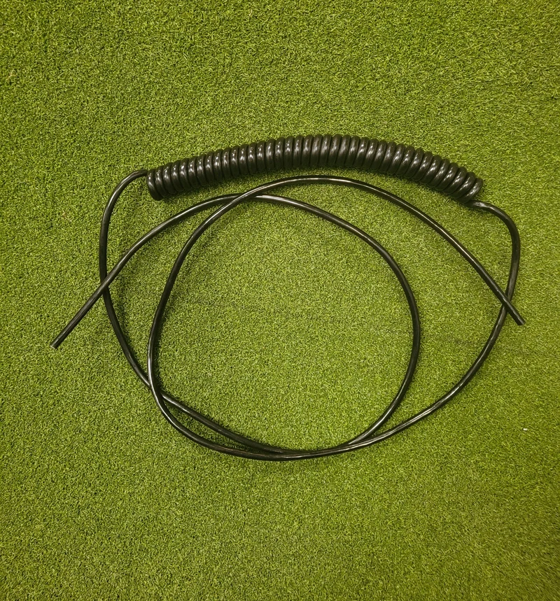 3 Core 0.75sqmm Black PUR Coiled Power Cable