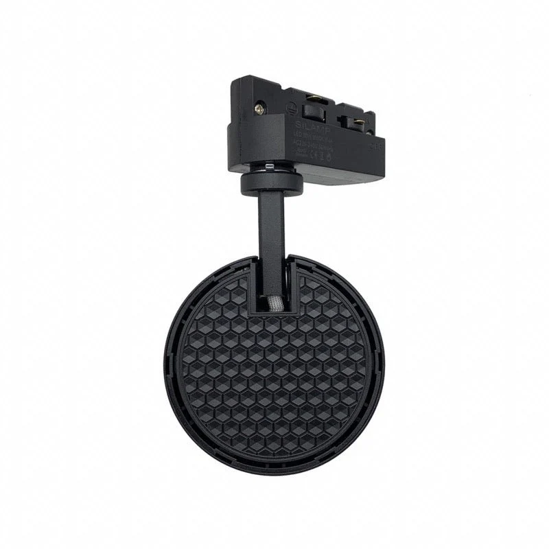 Spot LED sur Rail 30W 80° Compact Monophasé NOIR - Pack de 5