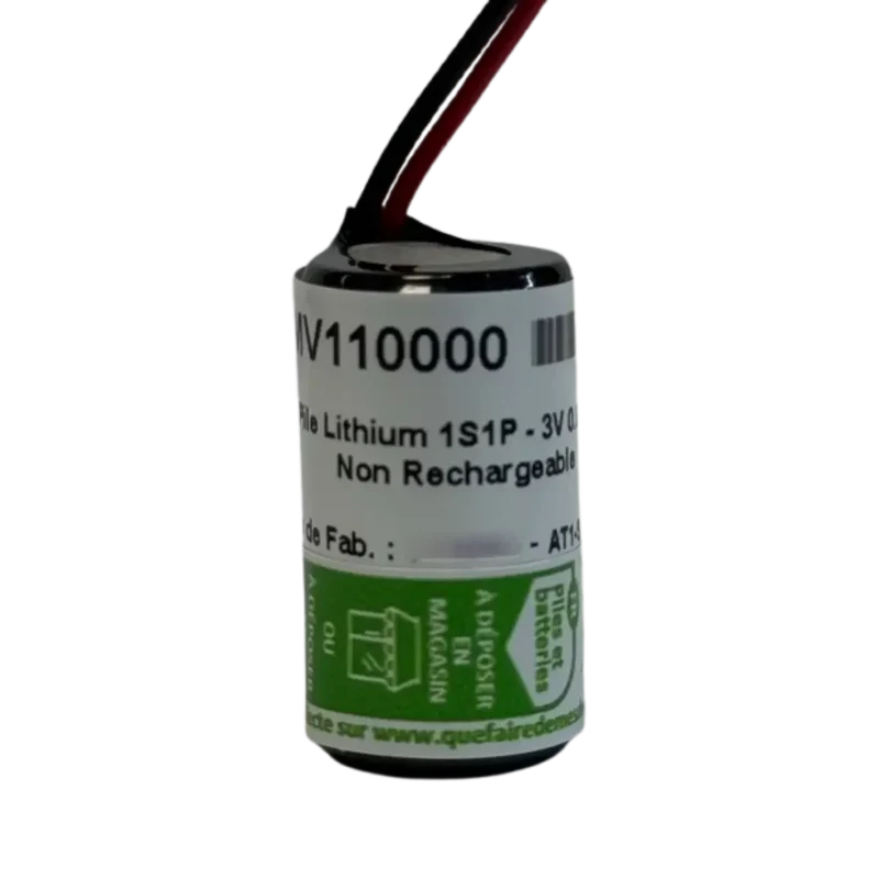 Pile LMV110000 3V 950mAh 1/2AA pour MicroLogix 1100