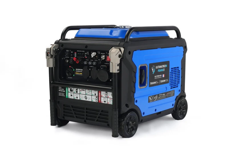 Groupe électrogène inverter essence ULTIMATRON ULT-7500-EU – 7200W / 7500W avec démarrage électrique