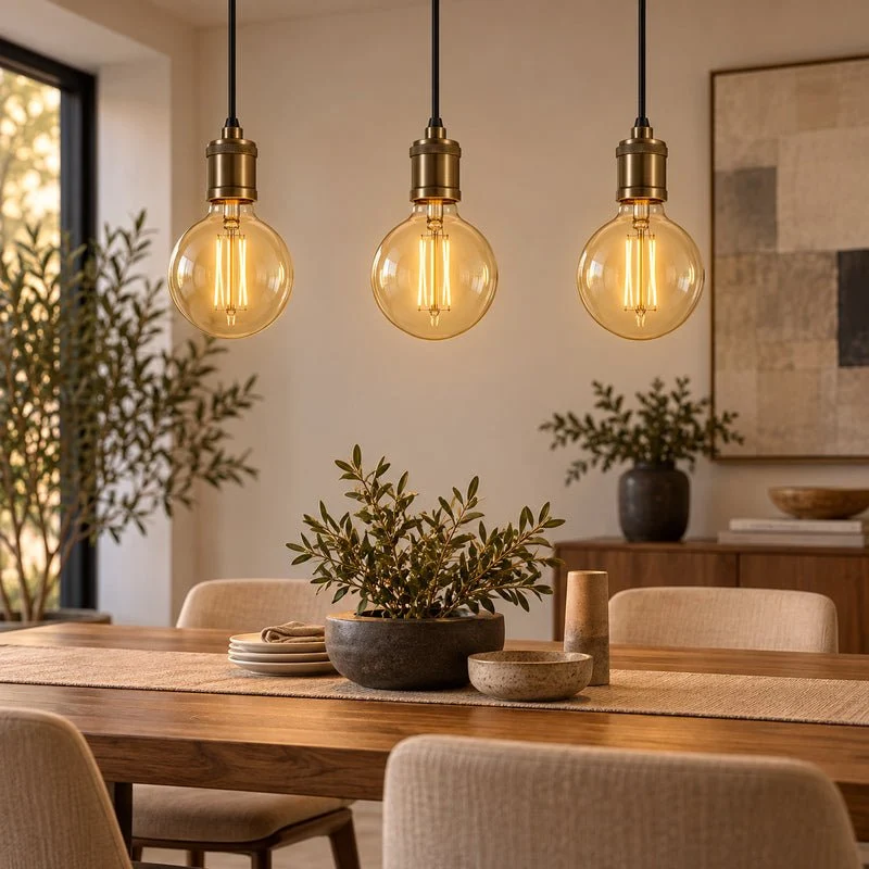 Ampoule LED Filament Dimmable E27 8W Ambrée G95