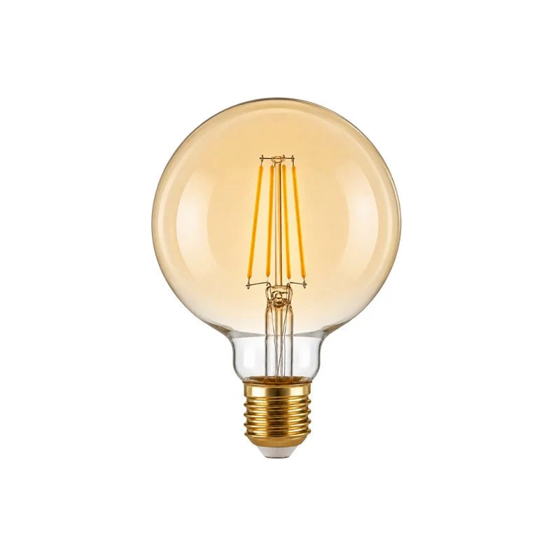 Ampoule LED Filament E27 8W Ambrée G95