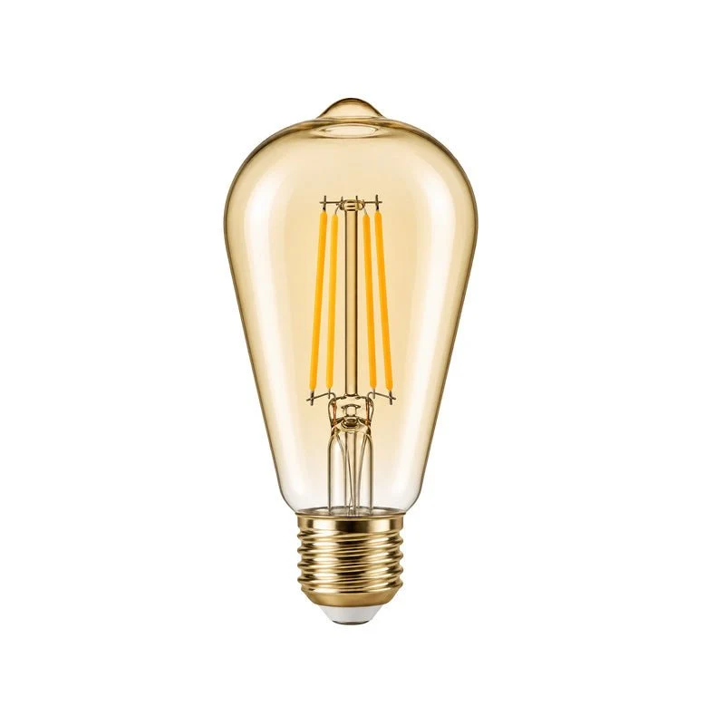 Ampoule LED Filament E27 8W Ambrée ST64