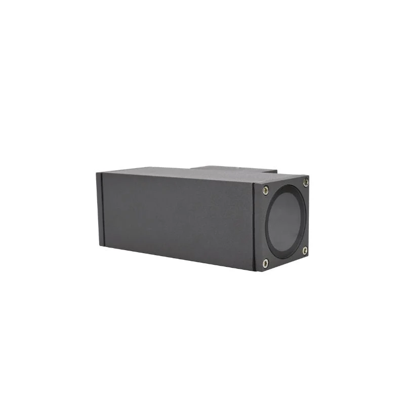 Applique Murale Graphite Grise IP65 Double Faisceau GU10