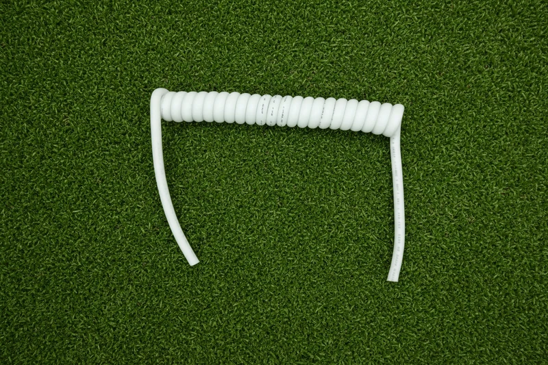 5 Core 0.75sqmm White Coiled LSZH Power Cable