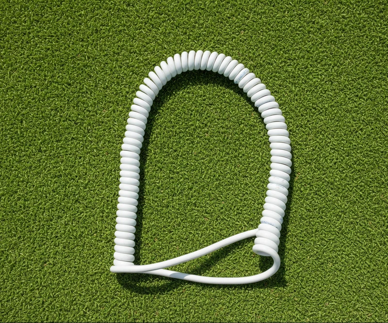 4 Core 0.75sqmm White LSZH Coiled Cable