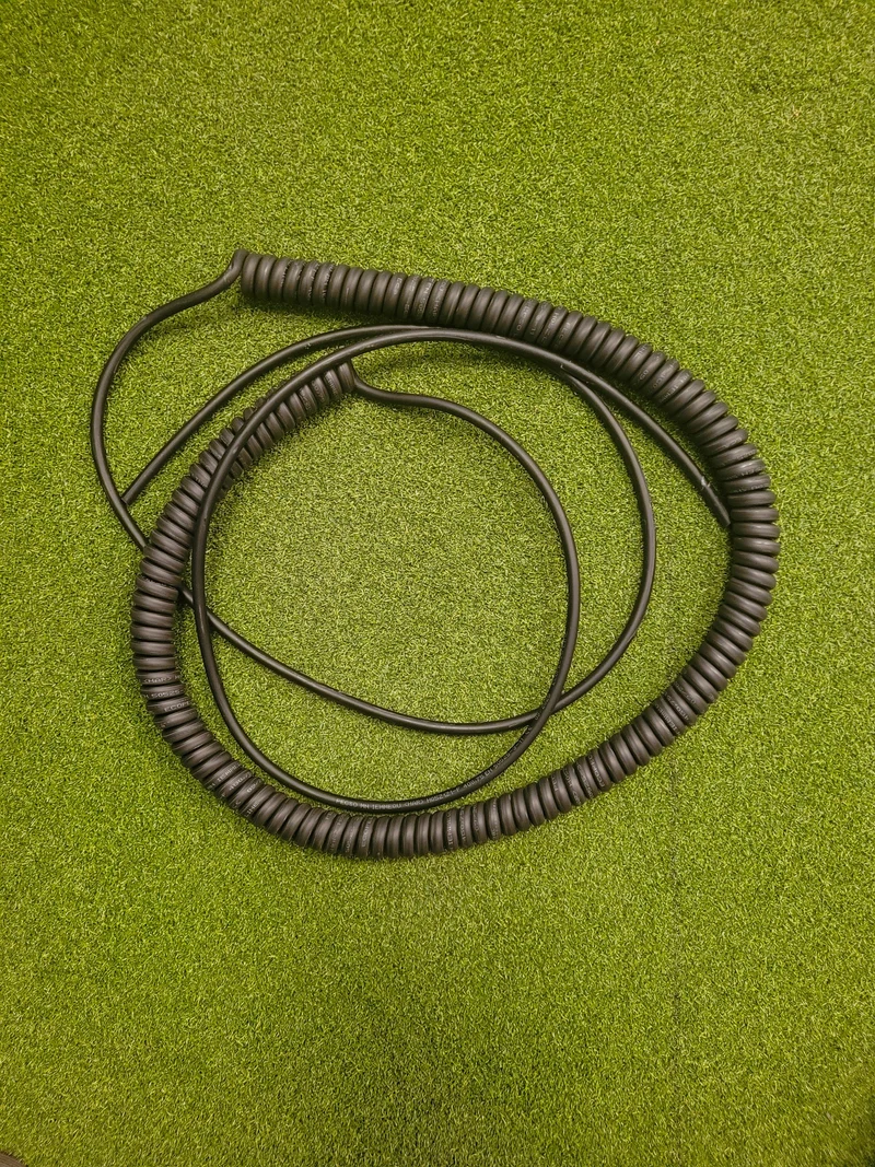 4 Core 0.75sqmm Black Coiled LSZH Power Cable