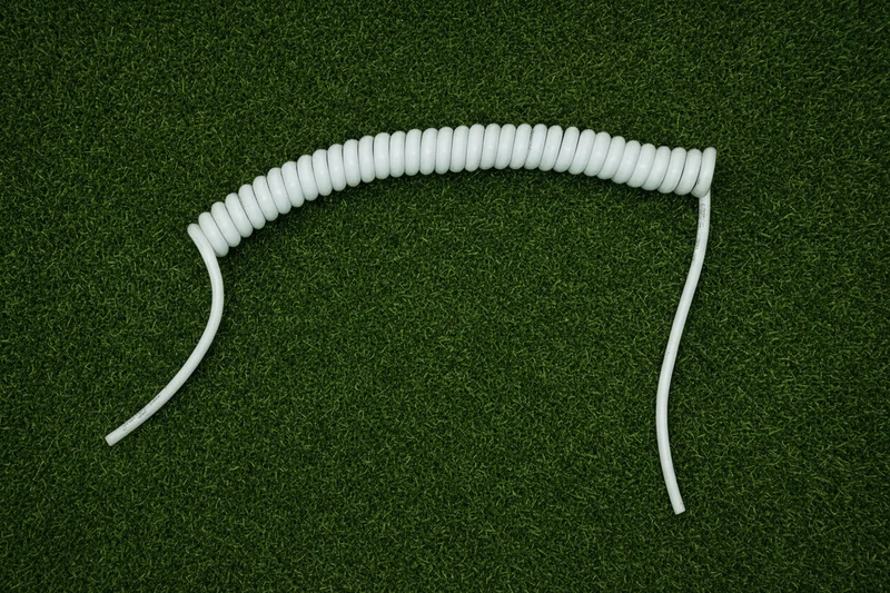 2 Core 1.5sqmm White Coiled LSZH Power Cable