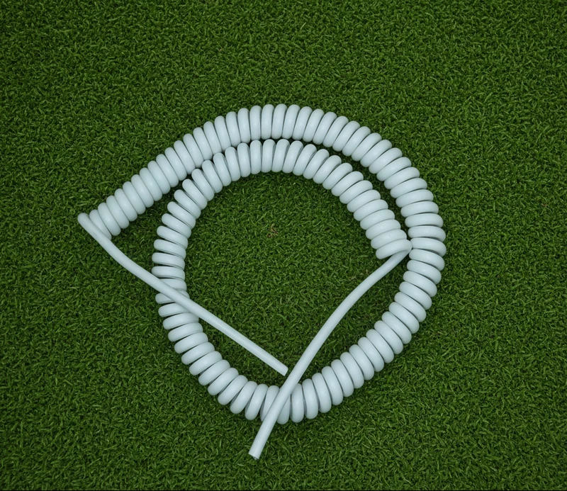 2 Core 1.5sqmm White Coiled LSZH Power Cable