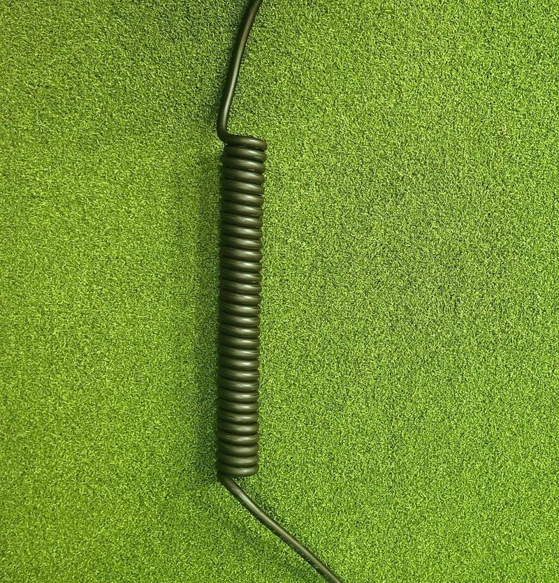 2 Core 1.5sqmm Black Coiled LSZH Power Cable