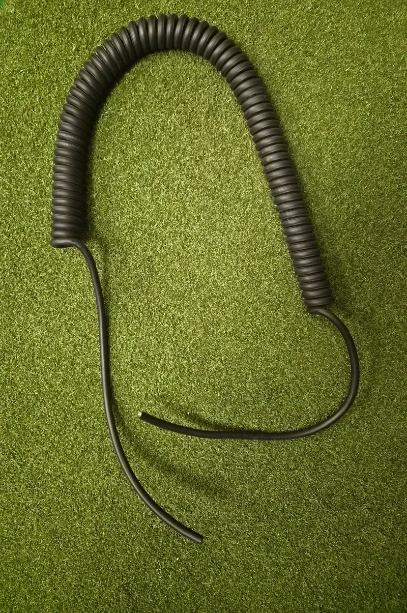 2 Core 1.5sqmm Black Coiled LSZH Power Cable