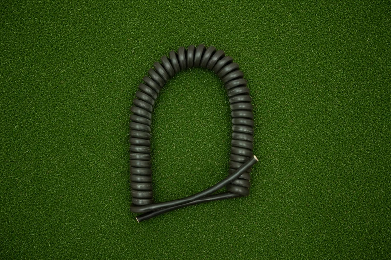 7 Core 1.5sqmm Coiled Black LSZH Cable