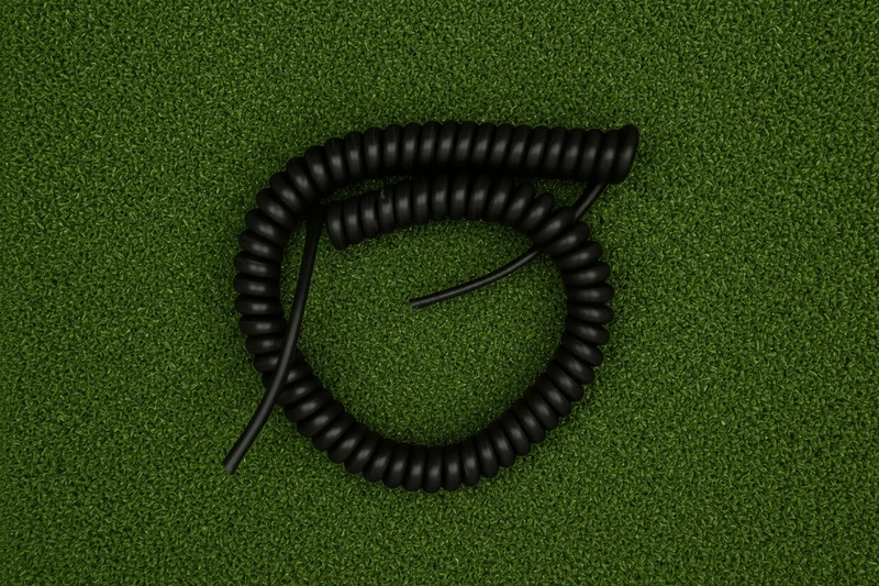 7 Core 1.5sqmm Coiled Black LSZH Cable