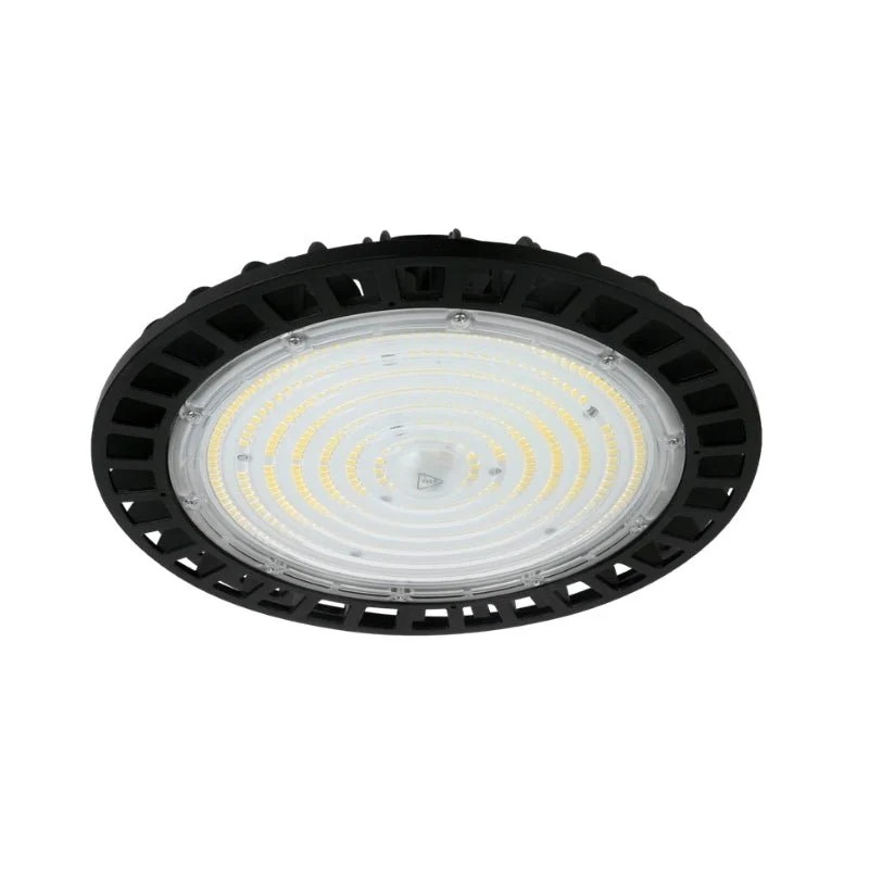 Cloche LED industrielle UFO 200W 175lm/W 120° IP65 CRI80 Noir DALI-2