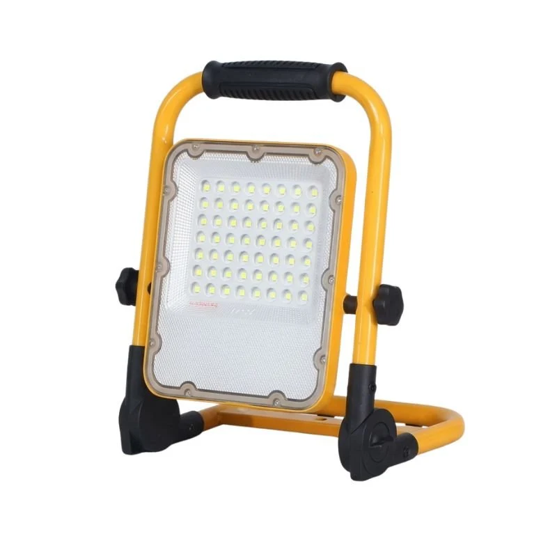 Projecteur LED SMD Rechargeable 20W IP65 JAUNE