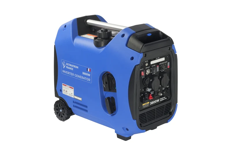 Groupe électrogène inverter essence ULTIMATRON ULT-3800-EU – 3500W / 3800W sinusoïde pure avec démarrage électrique