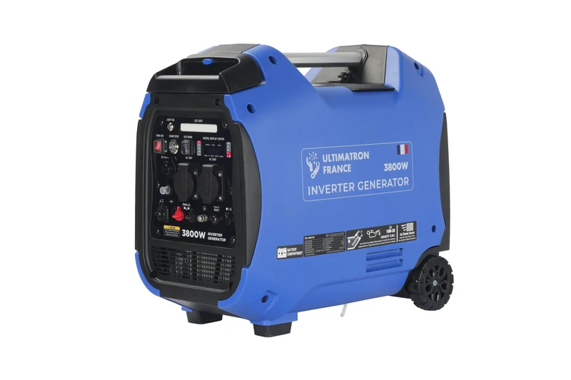 Groupe électrogène inverter essence ULTIMATRON ULT-3800-EU – 3500W / 3800W sinusoïde pure avec démarrage électrique