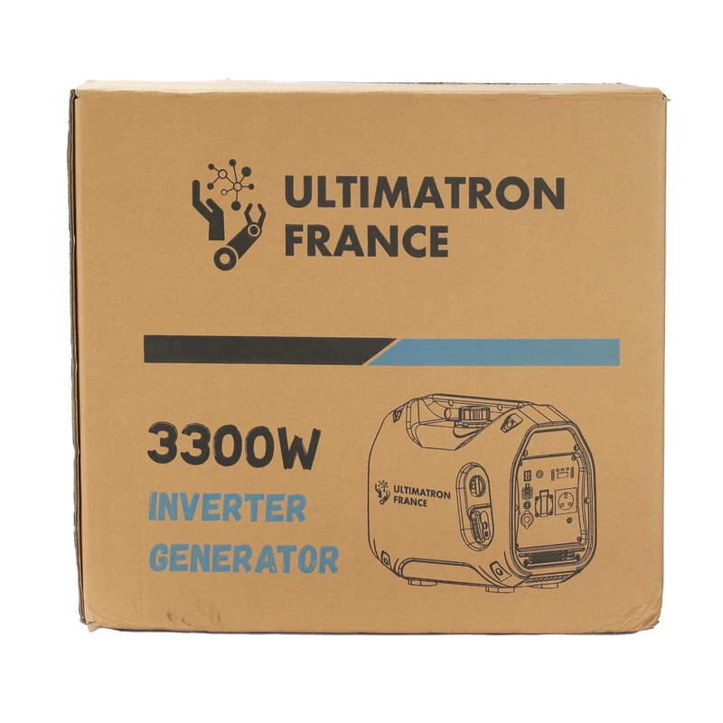 Groupe électrogène inverter essence ULTIMATRON ULT-3300-EU – 3000W / 3300W sinusoïde pure portable