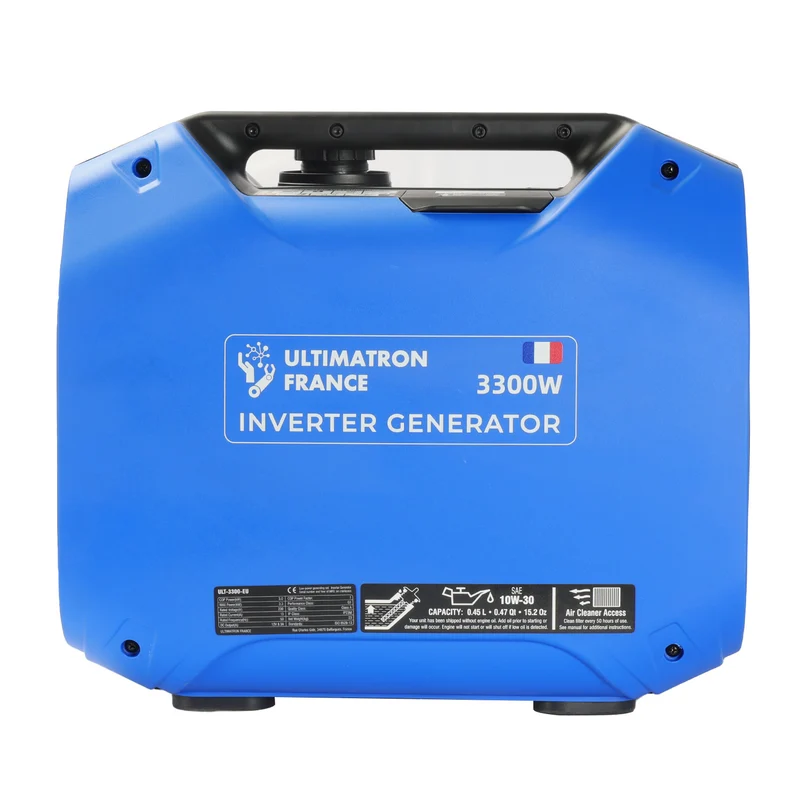 Groupe électrogène inverter essence ULTIMATRON ULT-3300-EU – 3000W / 3300W sinusoïde pure portable