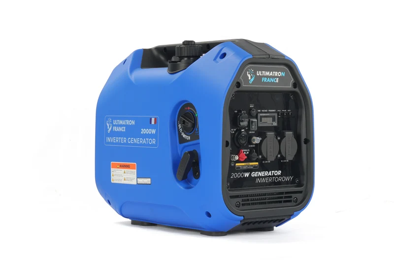 Groupe électrogène inverter essence ULTIMATRON ULT-2000-EU – 1800W / 2000W sinusoïde pure portable