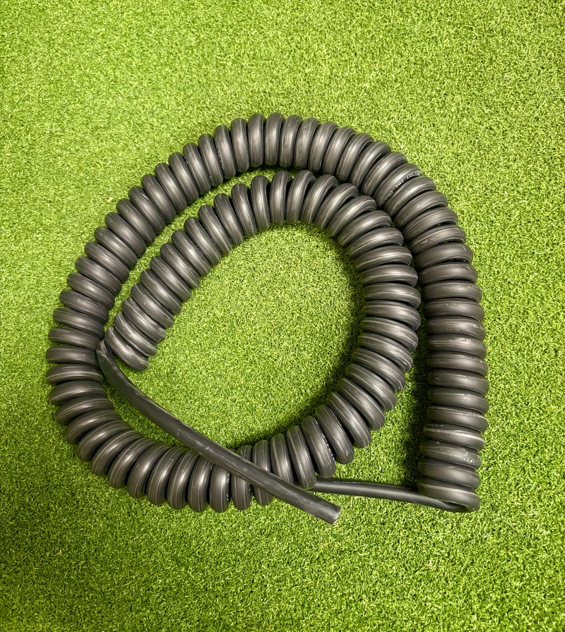7 Core 1sqmm Coiled Black LSZH Cable