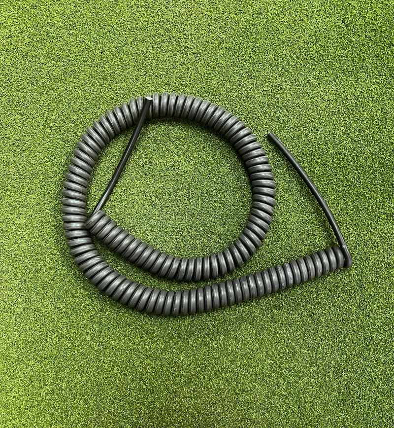5 Core 1sqmm Black LSZH Coiled Cable