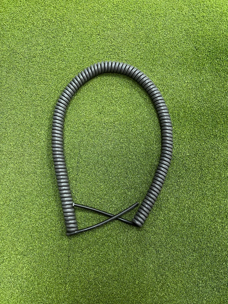5 Core 1sqmm Black LSZH Coiled Cable