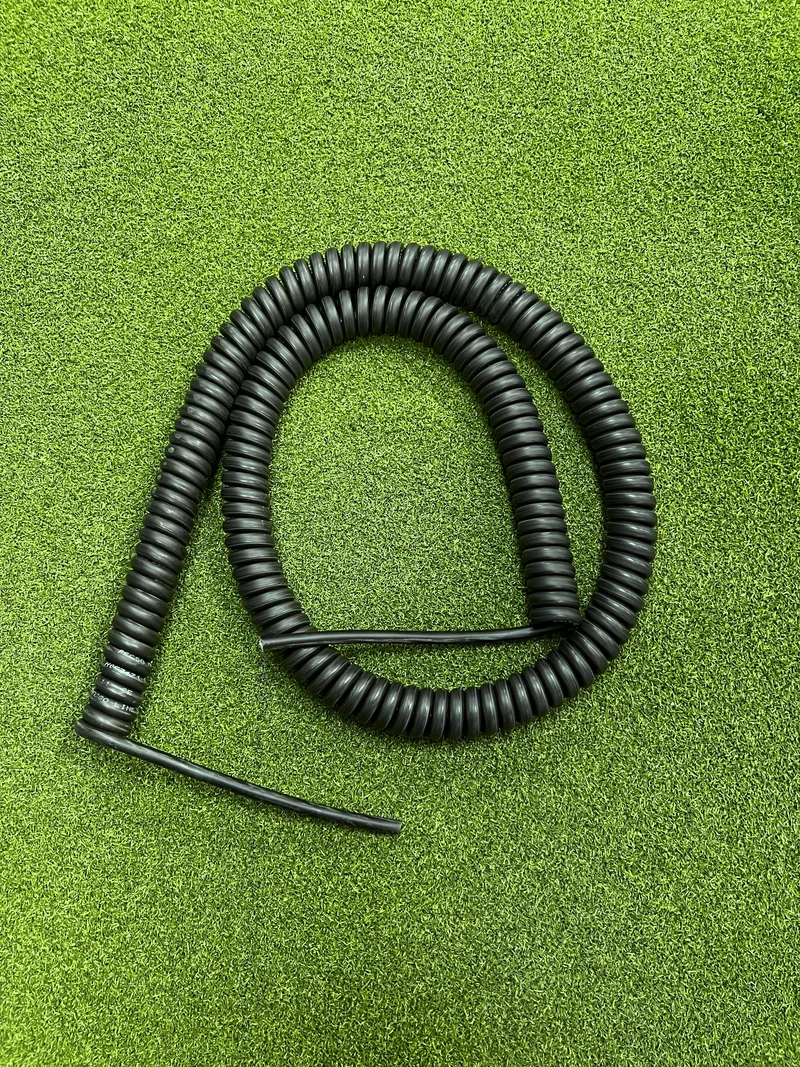 4 Core 1sqmm Coiled Black LSZH Cable