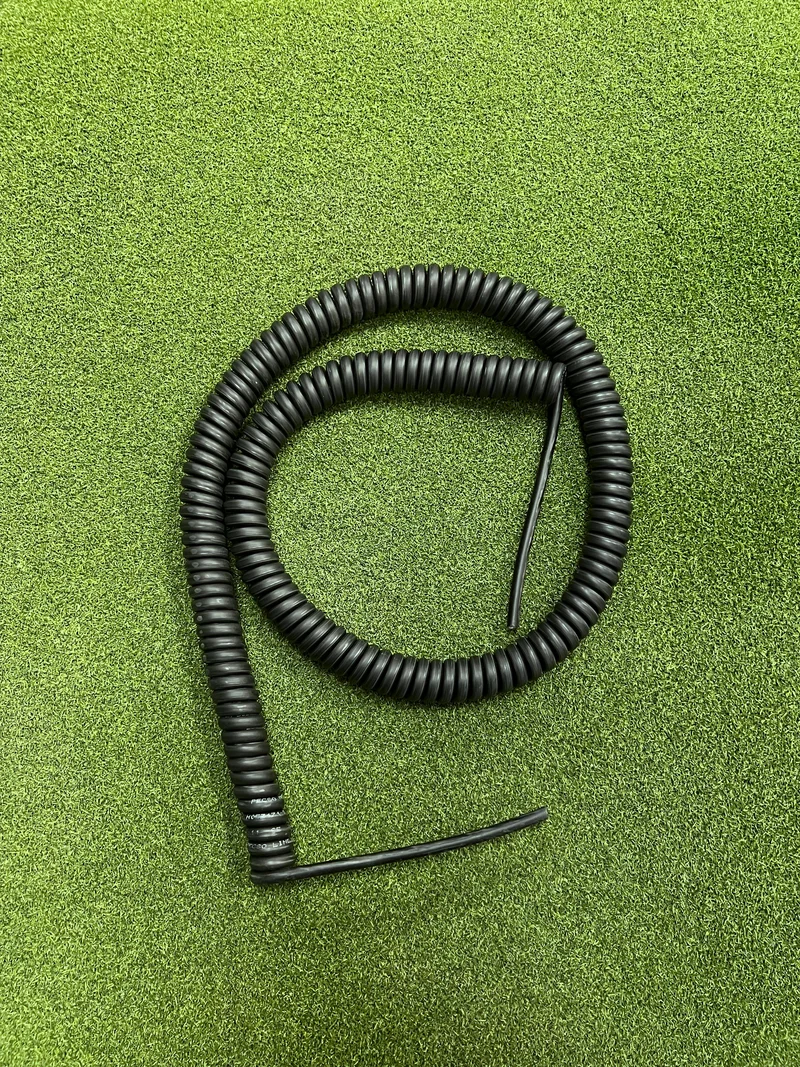 4 Core 1sqmm Coiled Black LSZH Cable