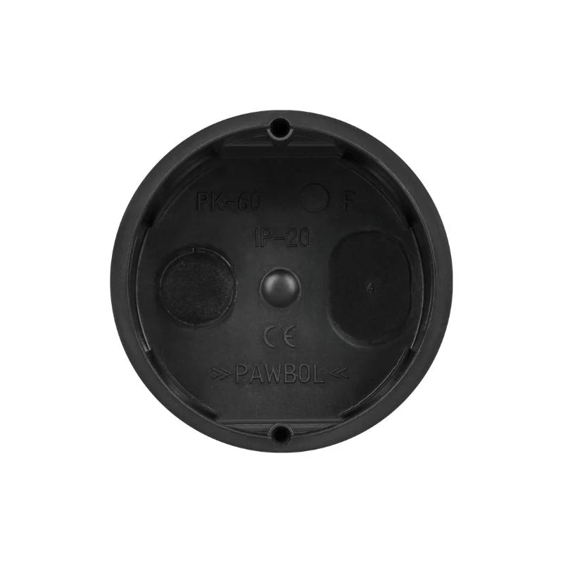 Boîte d'Encastrement 60mm Profondeur - Noir