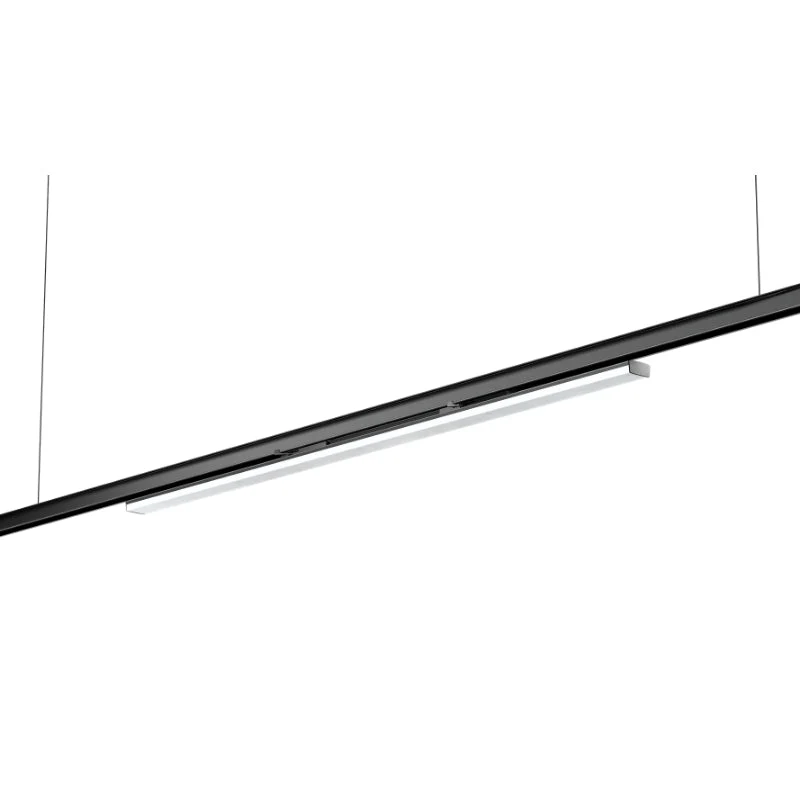 Linéaire sur Rail Triphasé 40-55W Ajustable 120cm 120° CCT Noir - 3000K/4000K/6000K