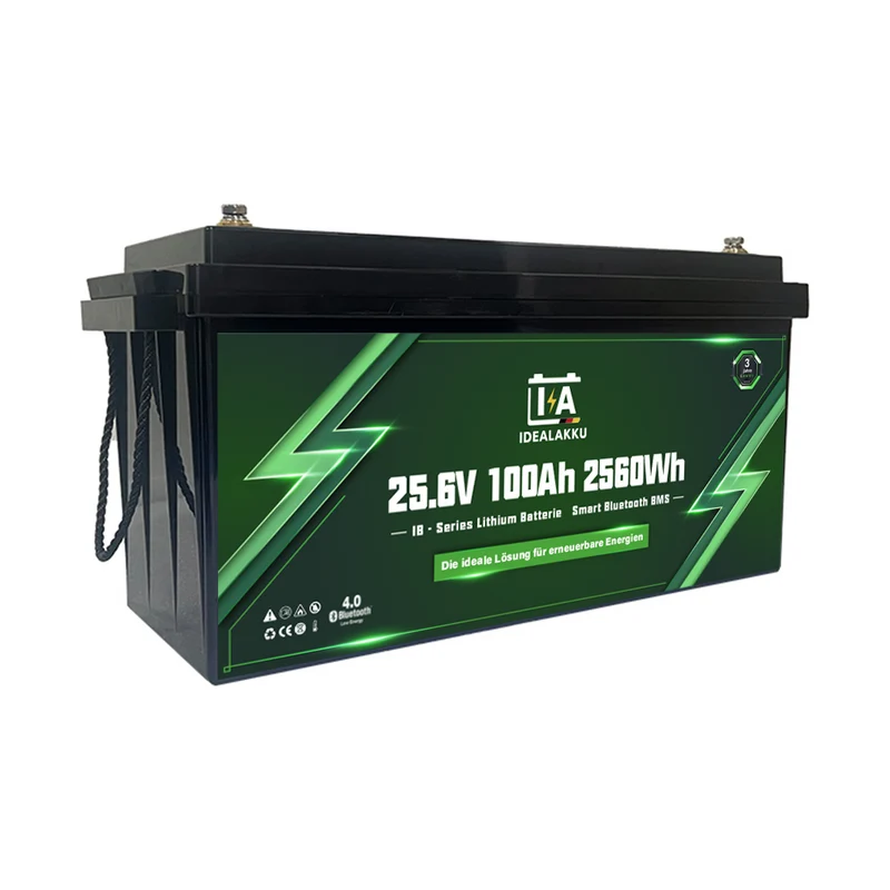 Batterie LiFePO4 IDEALAKKU IB-24-100 25.6V 100Ah Bluetooth