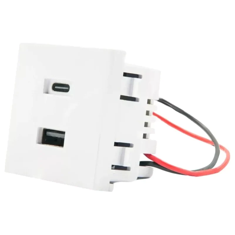Shelly Carregador USB 20W (USB-A + USB-C) para Suporte de Wall Display - Shelly USB Charger para Wall Display Stand Branco