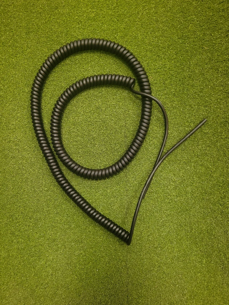 5 Core 0.5sqmm, Coiled Black PUR Data/Power Cable