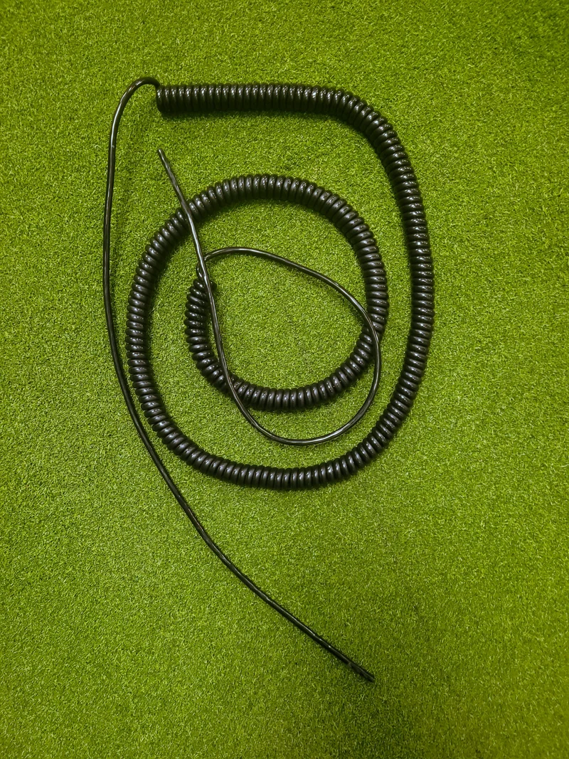 4 Core 0.5sqmm, Coiled Black PUR Power/Data Cable