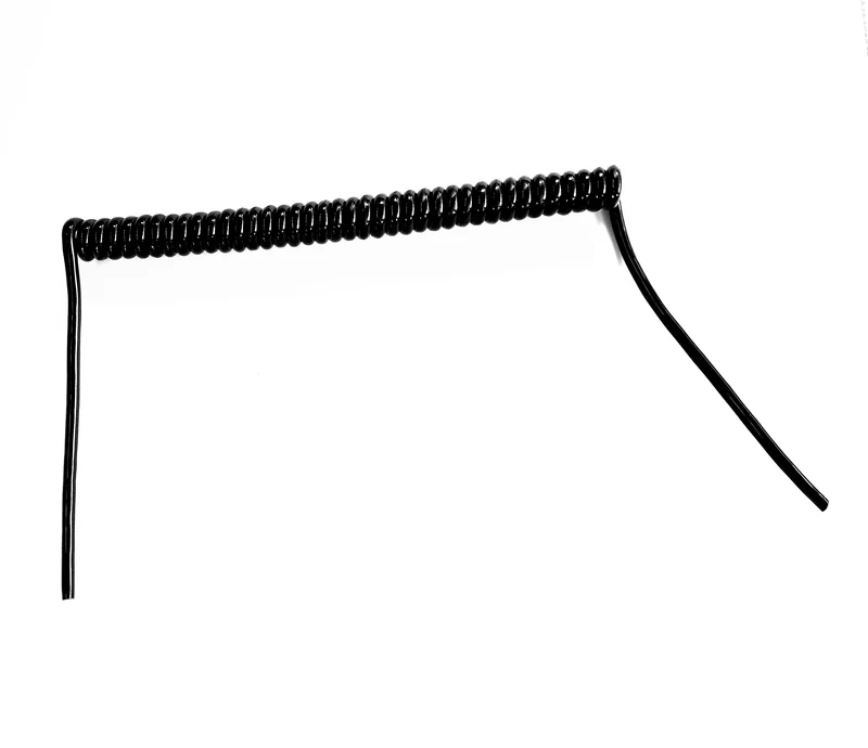 4 Core 0.5sqmm, Coiled Black PUR Power/Data Cable
