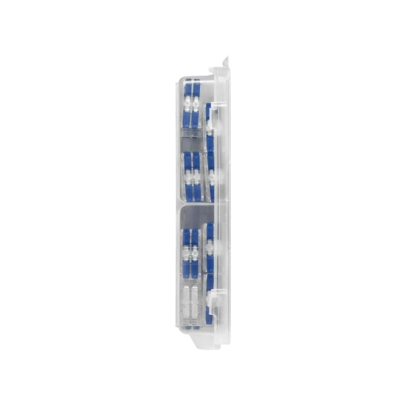 Boîte de 50 Connecteurs Bout à Bout (24x1 fil, 16x2 fils, 10x3 fils)